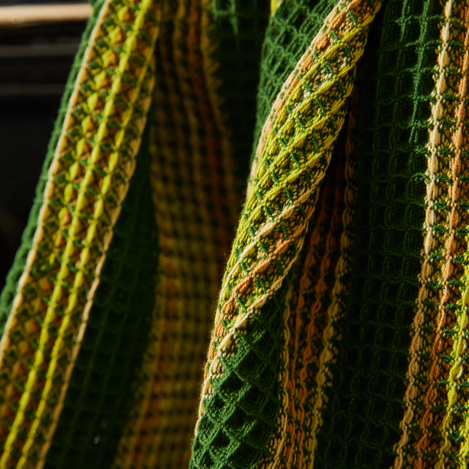 Selene Stripe Tea Towel - Anise - Image 4