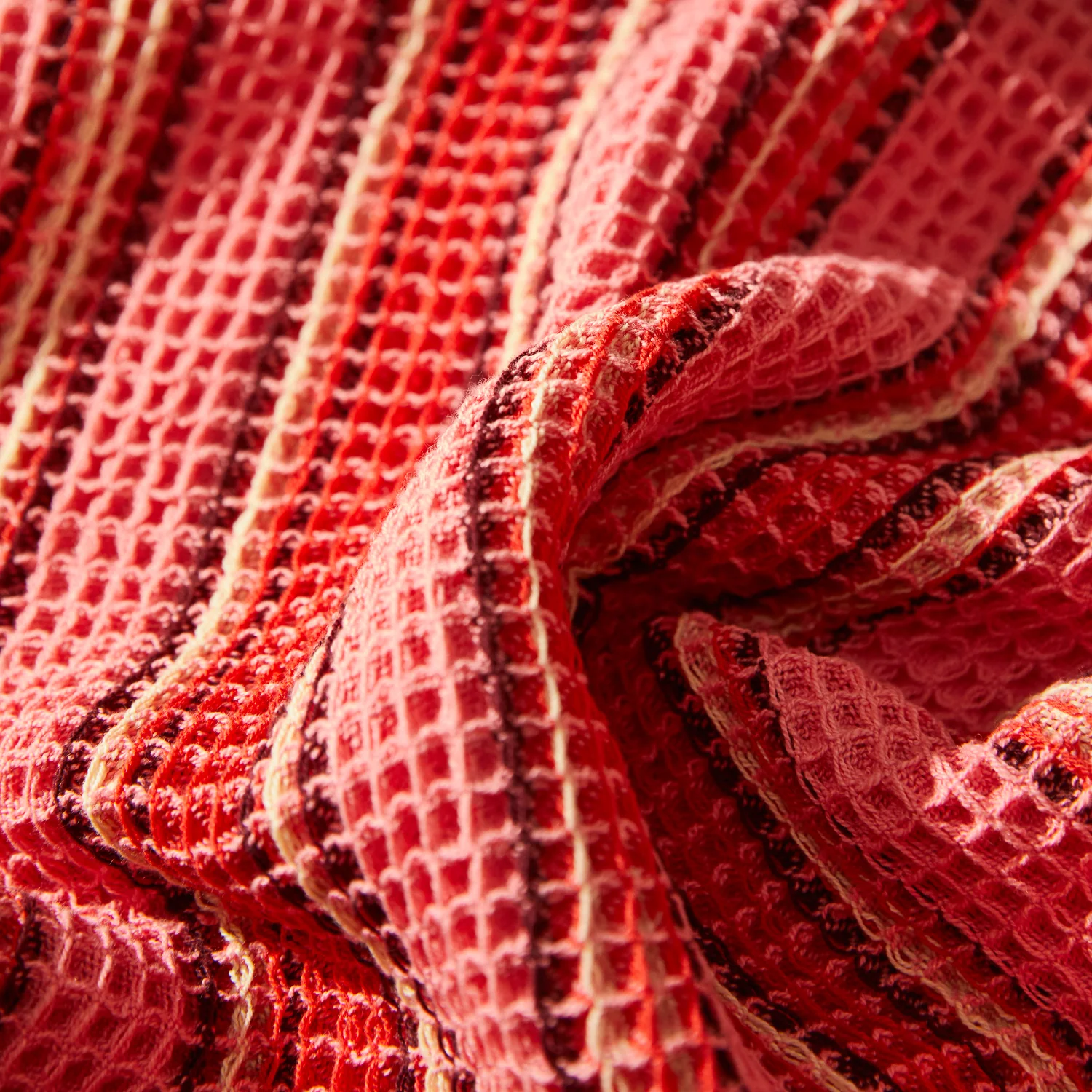 Selene Stripe Tea Towel - Hibiscus - Image 3