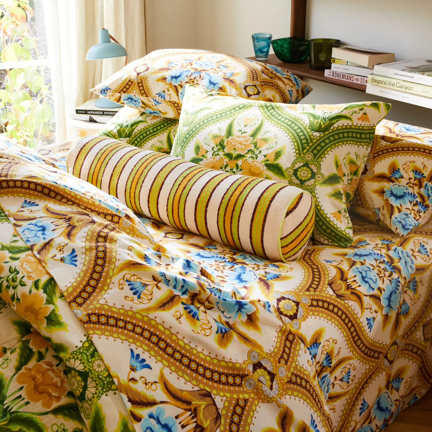 Selene Woven Bolster Cushion - Dune - Image 5