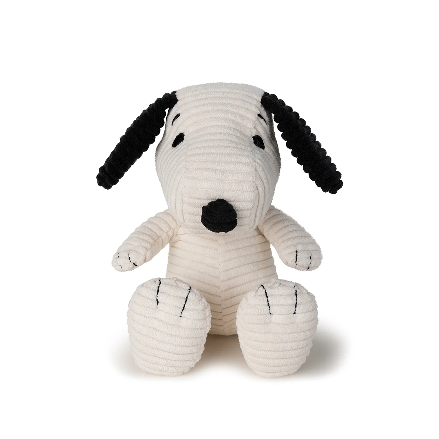 Snoopy Corduroy Soft Toy - Cream