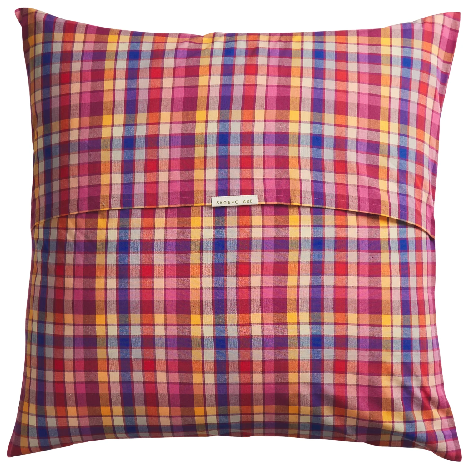 Stela Cotton Euro Pillowcase Set - Pansy - Image 4