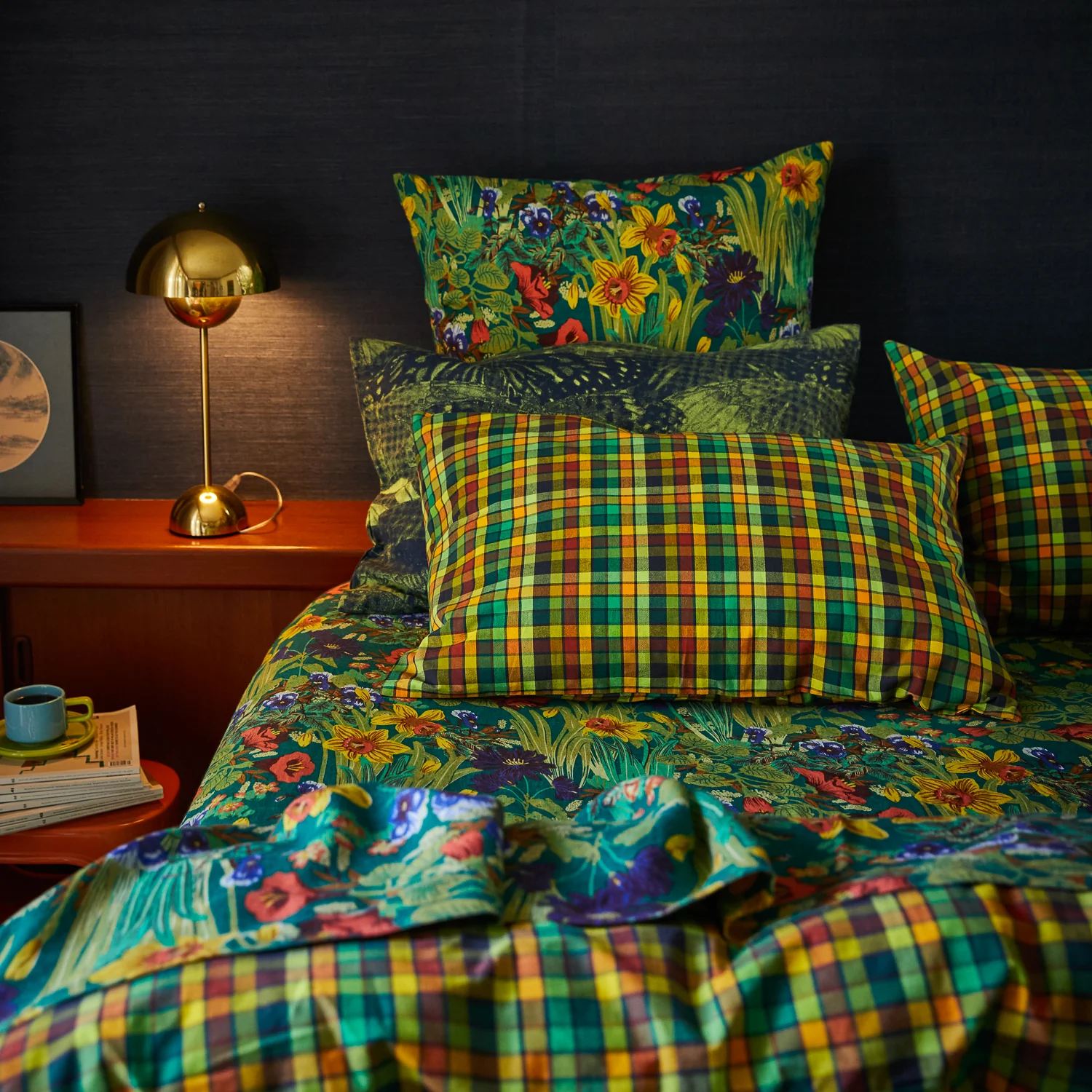 Stela Cotton Pillowcase Set - Spring Green - Image 5