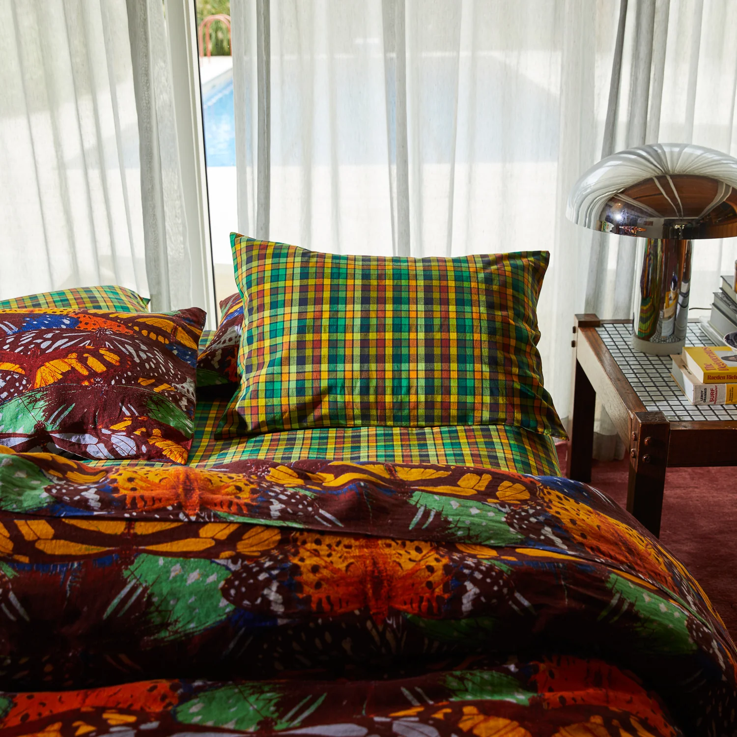 Stela Cotton Pillowcase Set - Spring Green - Image 7