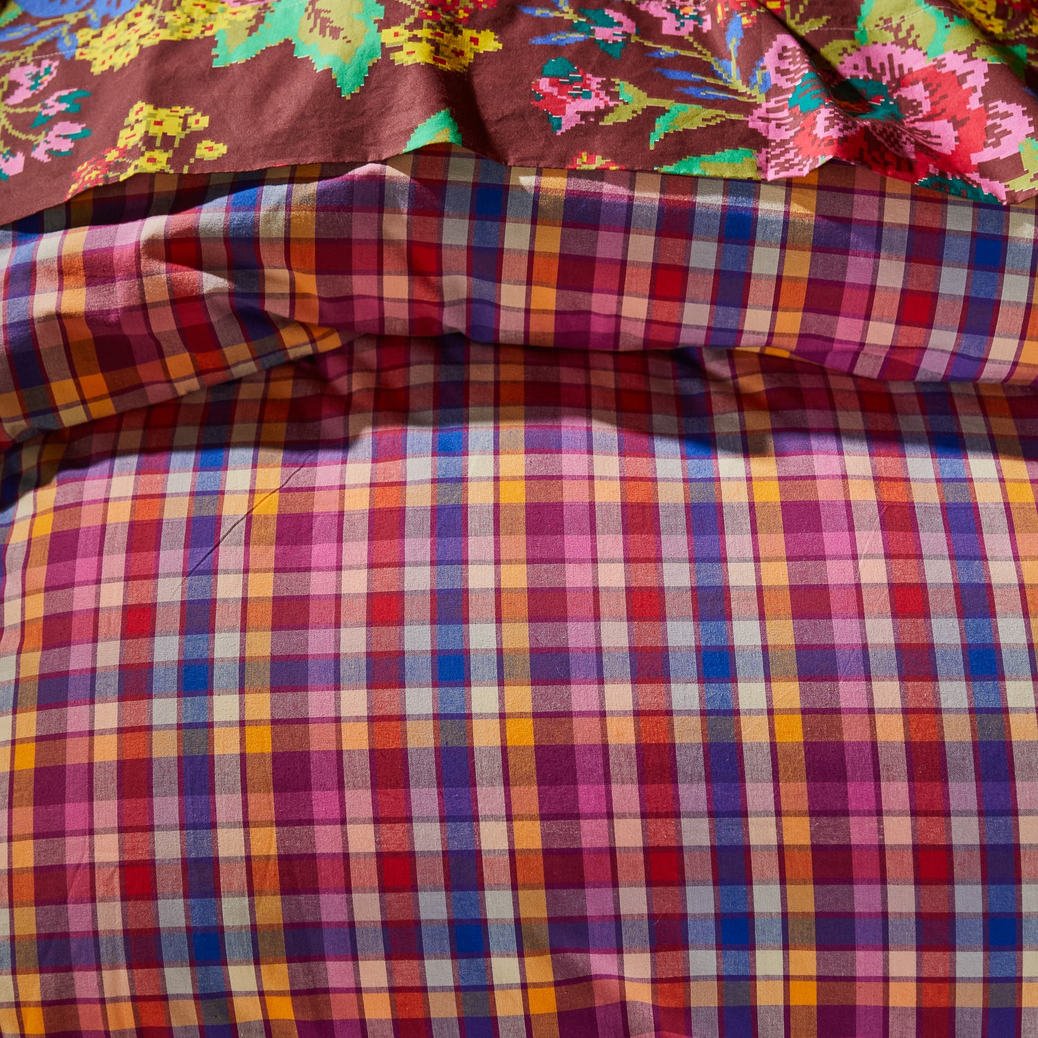 Stela Cotton Quilt Cover - Pansy - Image 6