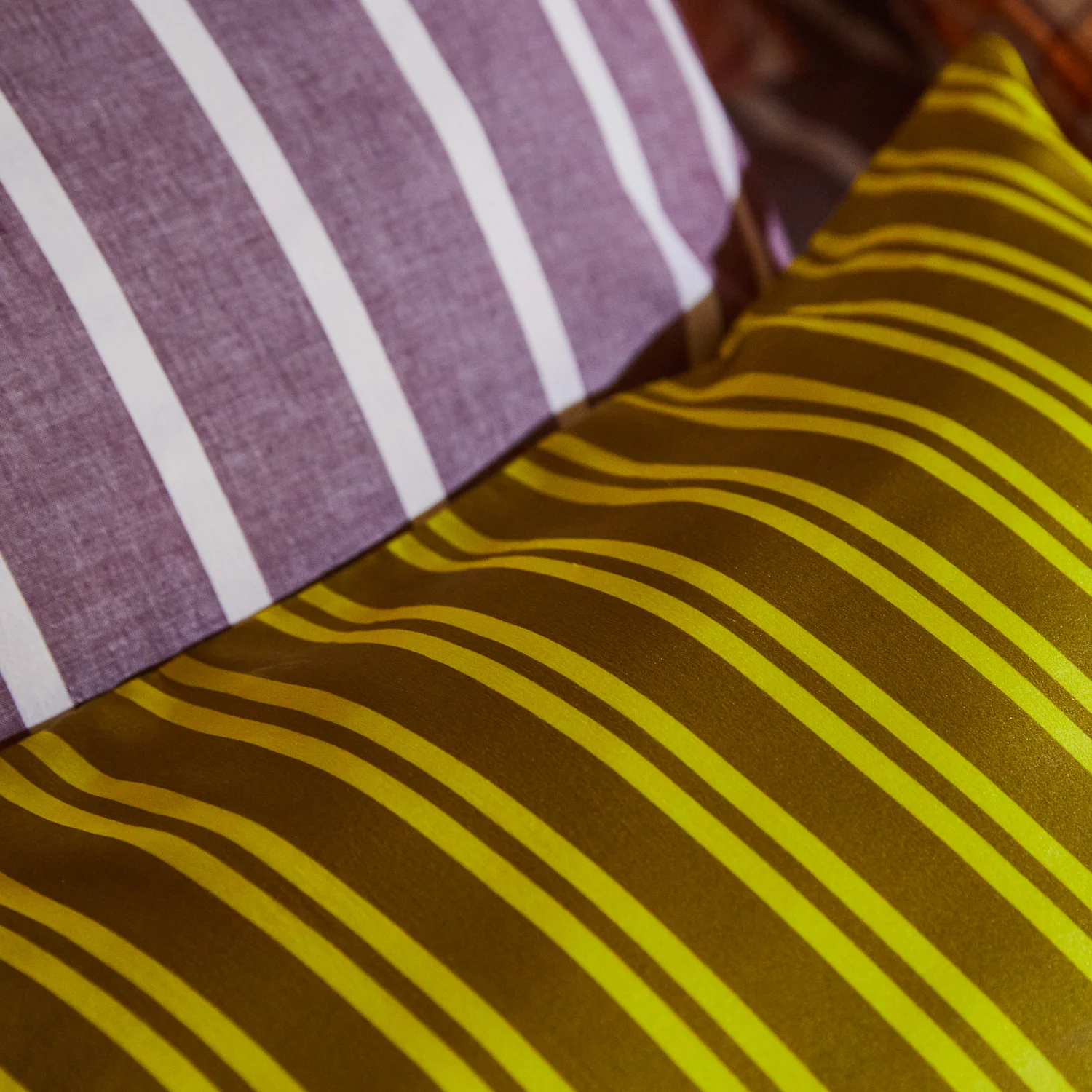 Taylor Silk Pillowcase - Olive - Image 4