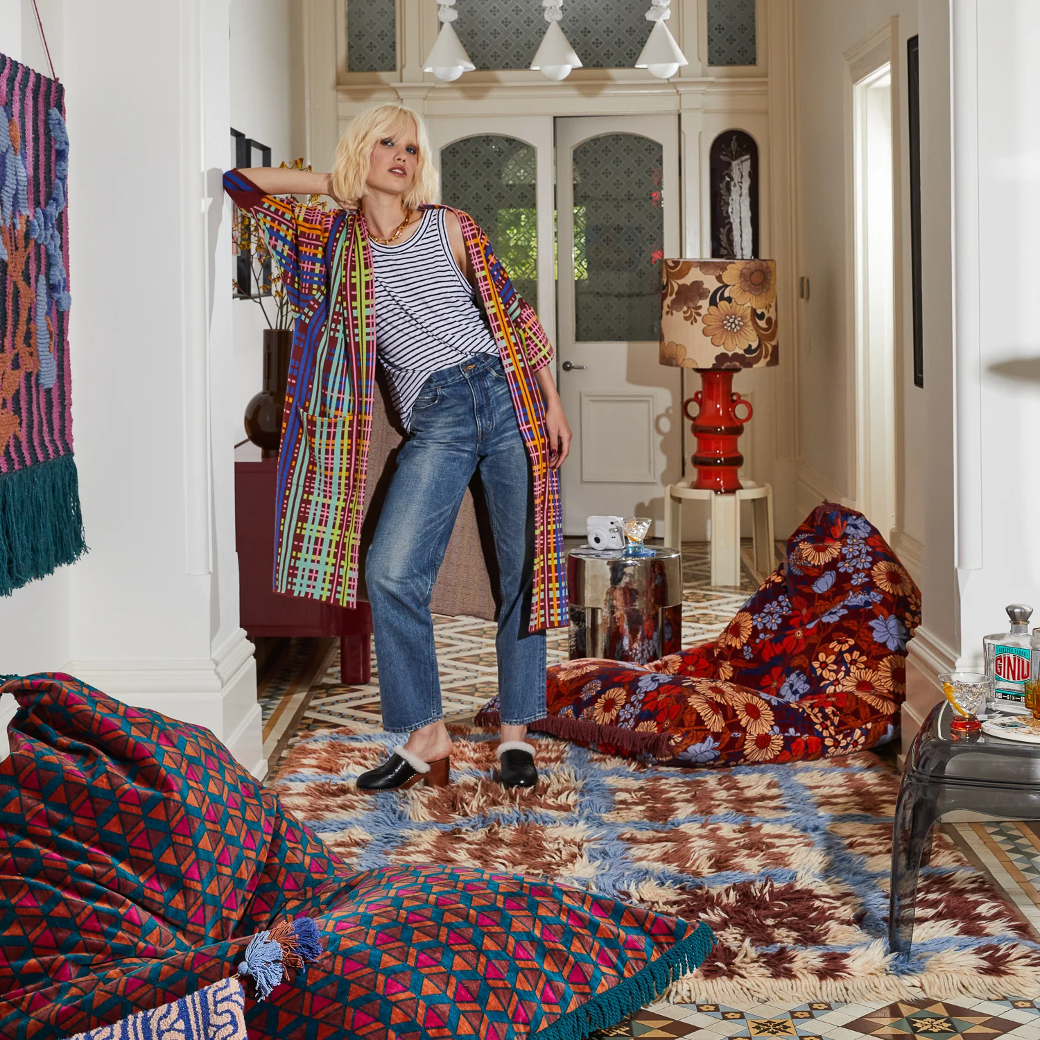 Telma Jacquard Robe - Image 7