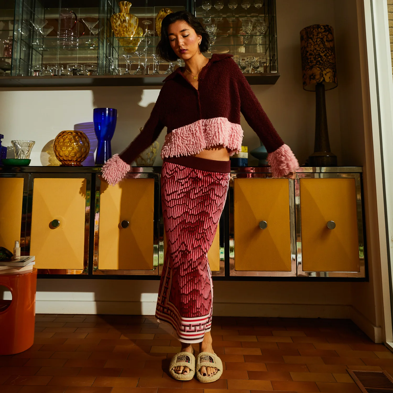 Thalia Cardigan - Rosewood - Image 8