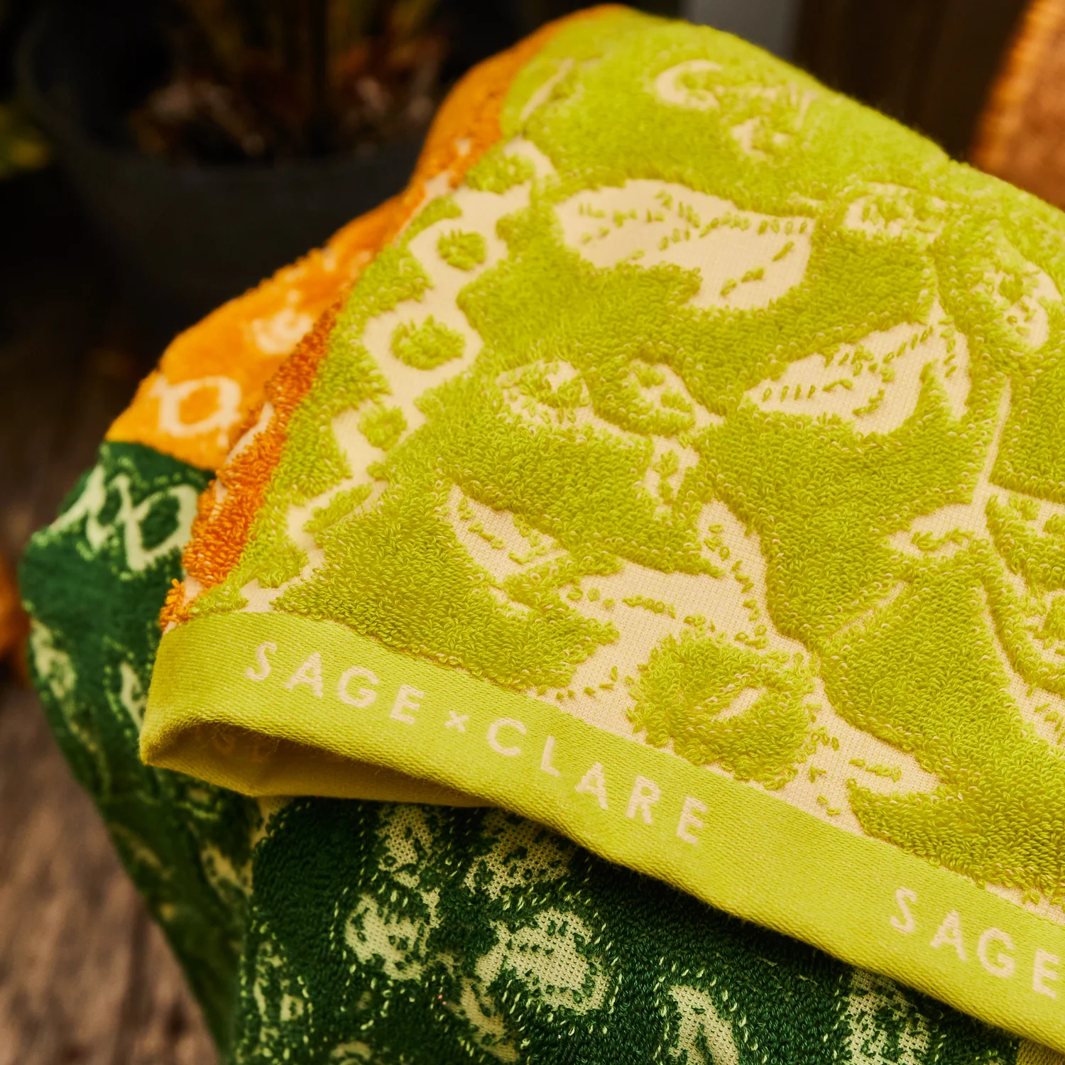 Thea Bath Sheet - Anise - Image 4