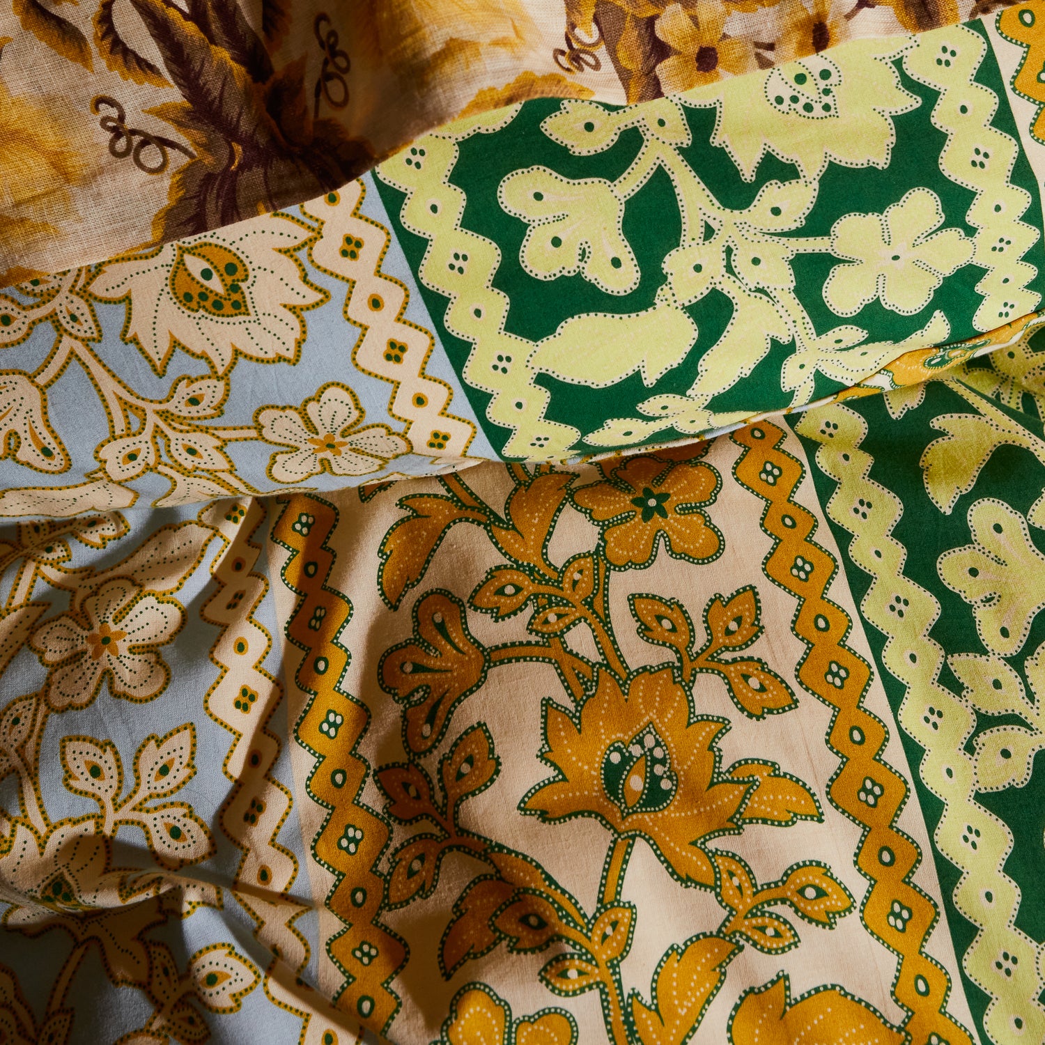 Thea Cotton Quilt Cover - Kelp - Image 4