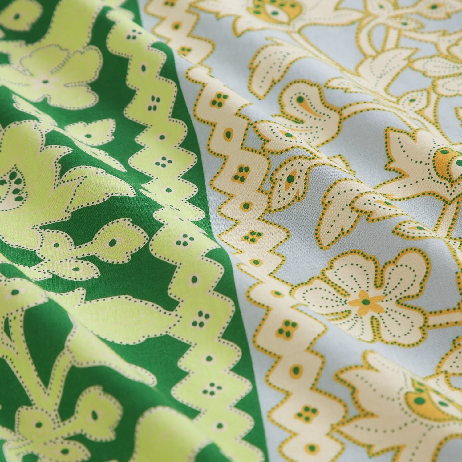Thea Cotton Quilt Cover - Kelp - Image 5