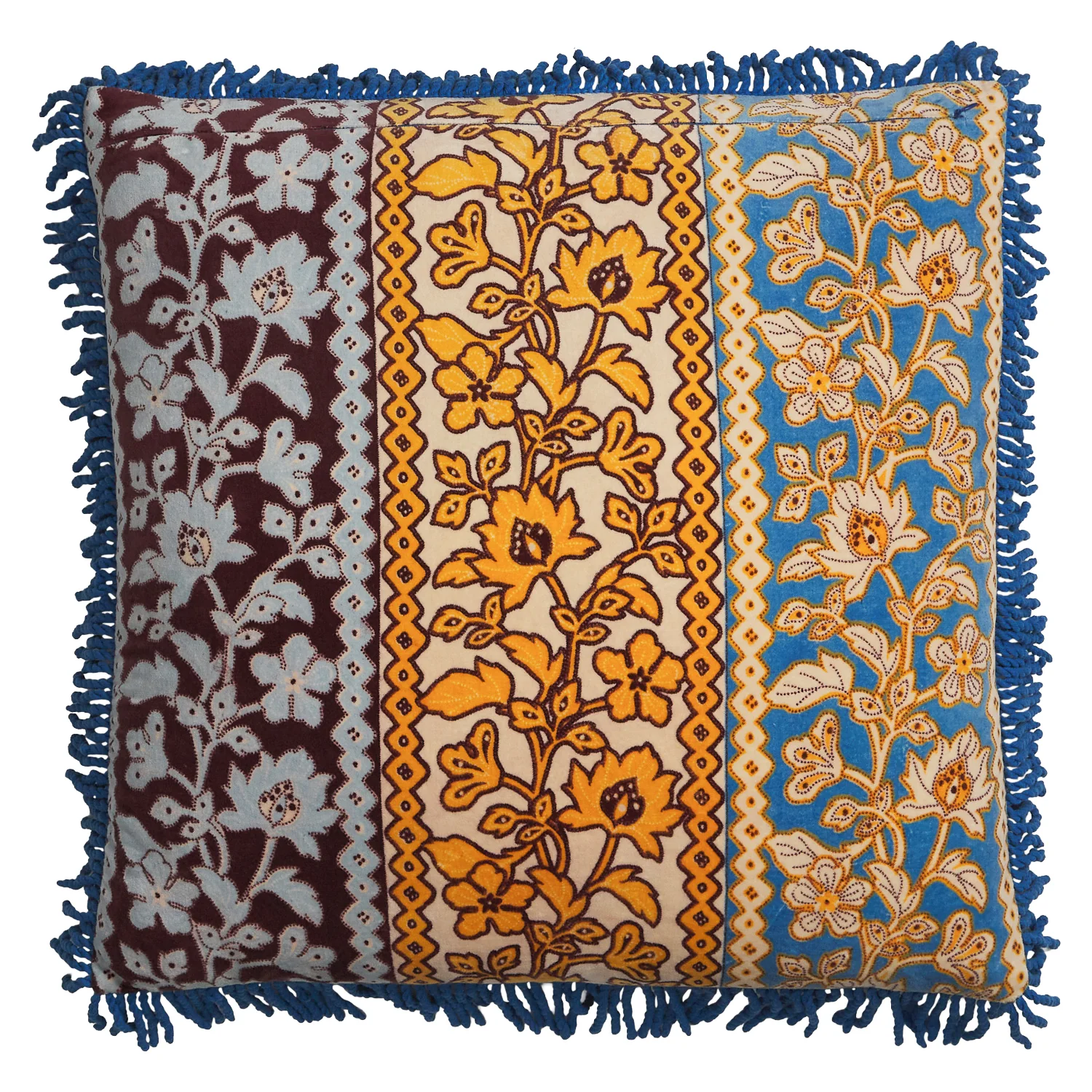 Thea Velvet Cushion - Azure - Image 6