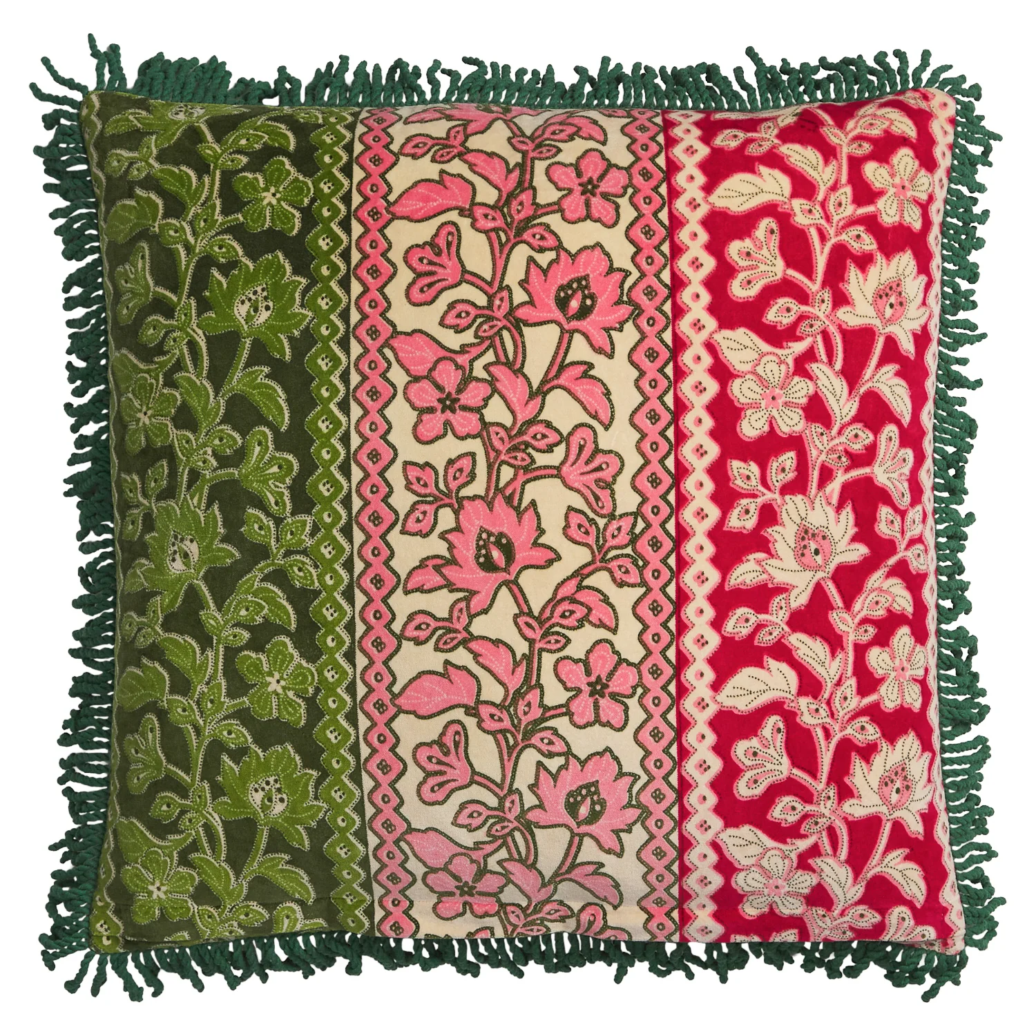 Thea Velvet Cushion - Kelp - Image 6