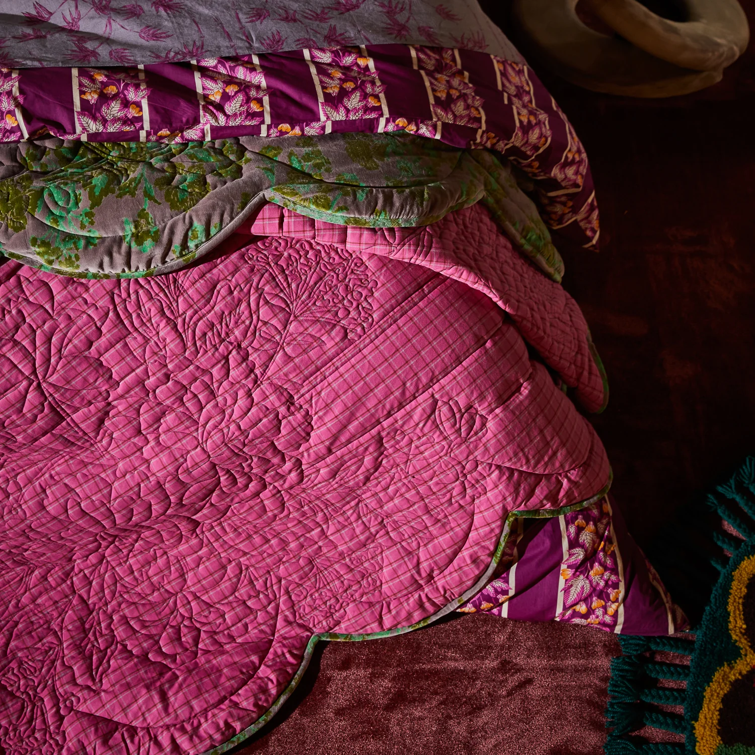 Valeria Scalloped Quilted Bedcover - Image 5