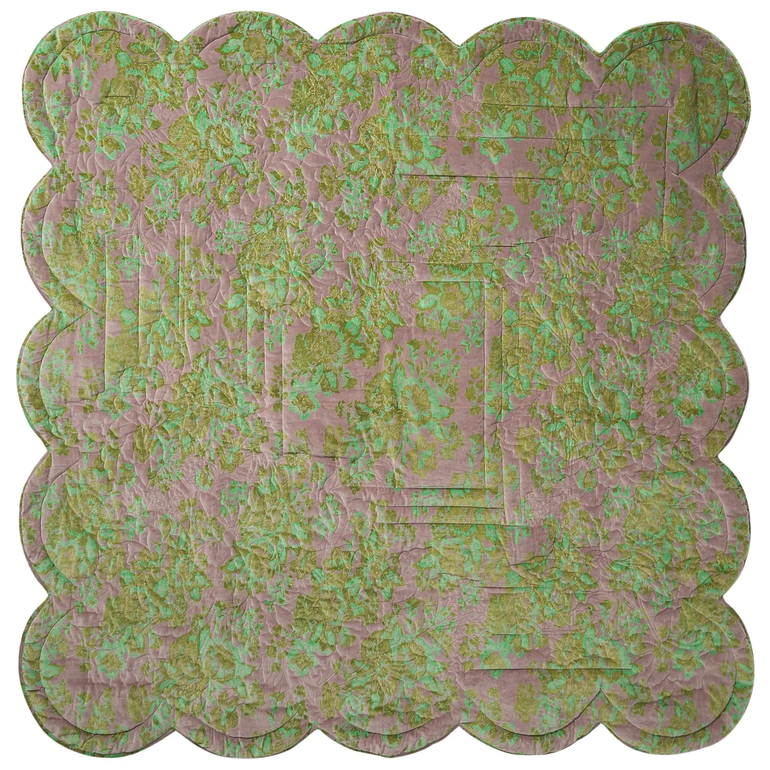 Valeria Scalloped Quilted Bedcover - Image 8