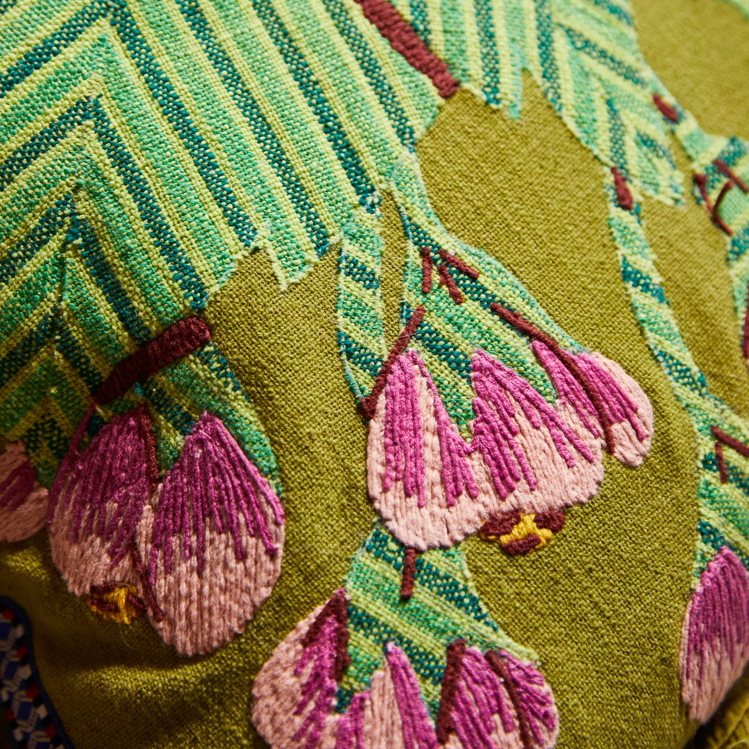 Vivi Appliqué Cushion - Juniper - Image 4