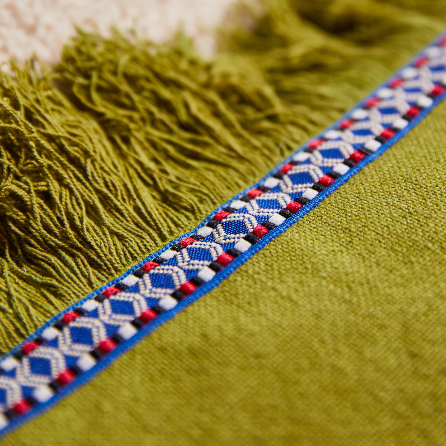 Vivi Appliqué Cushion - Juniper - Image 6