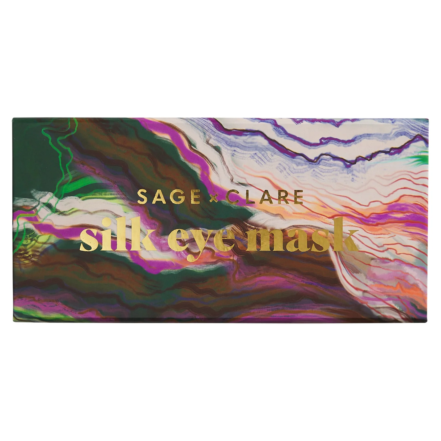 Zoi Silk Eye Mask - Verdant - Image 3