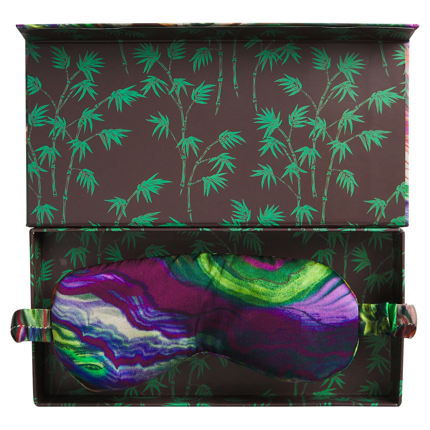 Zoi Silk Eye Mask - Verdant - Image 4