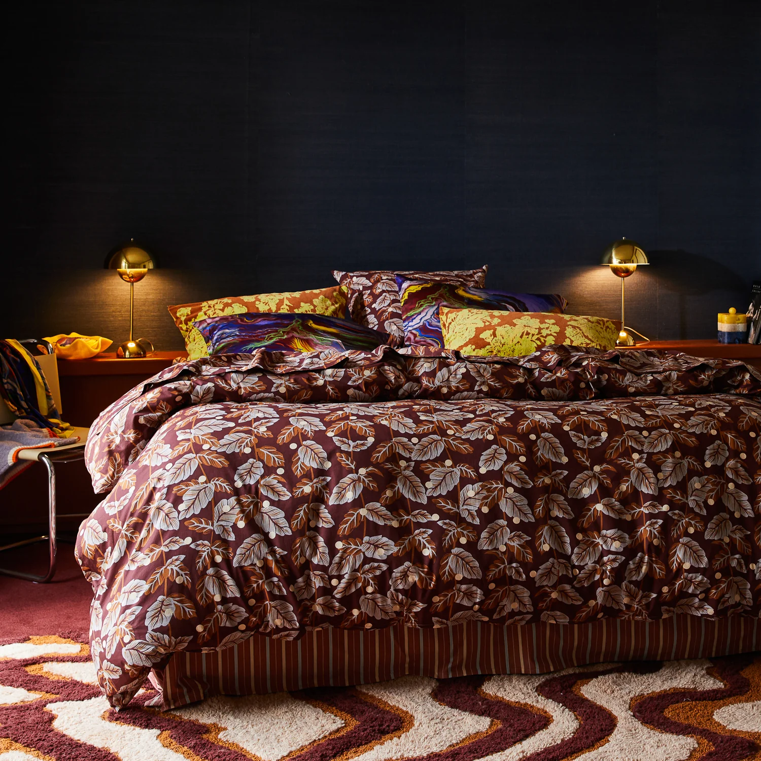 Zoi Silk Pillowcase - Ultramarine - Image 4