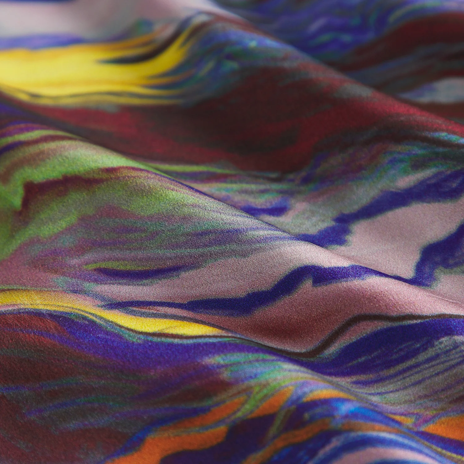 Zoi Silk Pillowcase - Ultramarine - Image 6