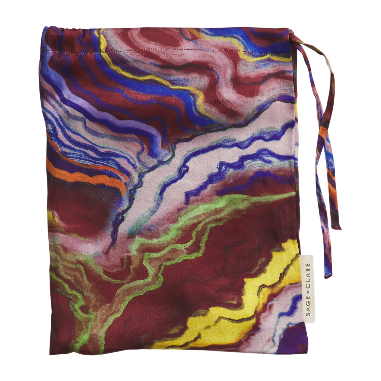 Zoi Silk Pillowcase - Ultramarine - Image 8