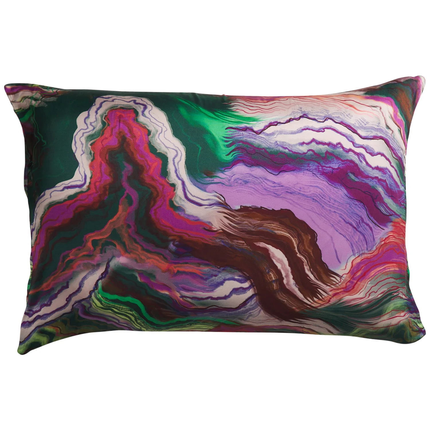 Zoi Silk Pillowcase - Verdant