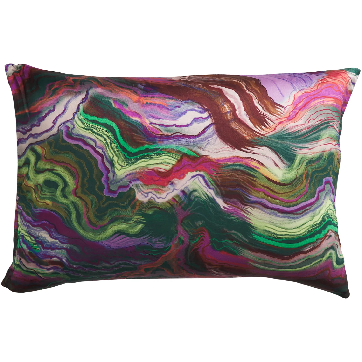 Zoi Silk Pillowcase - Verdant - Image 8
