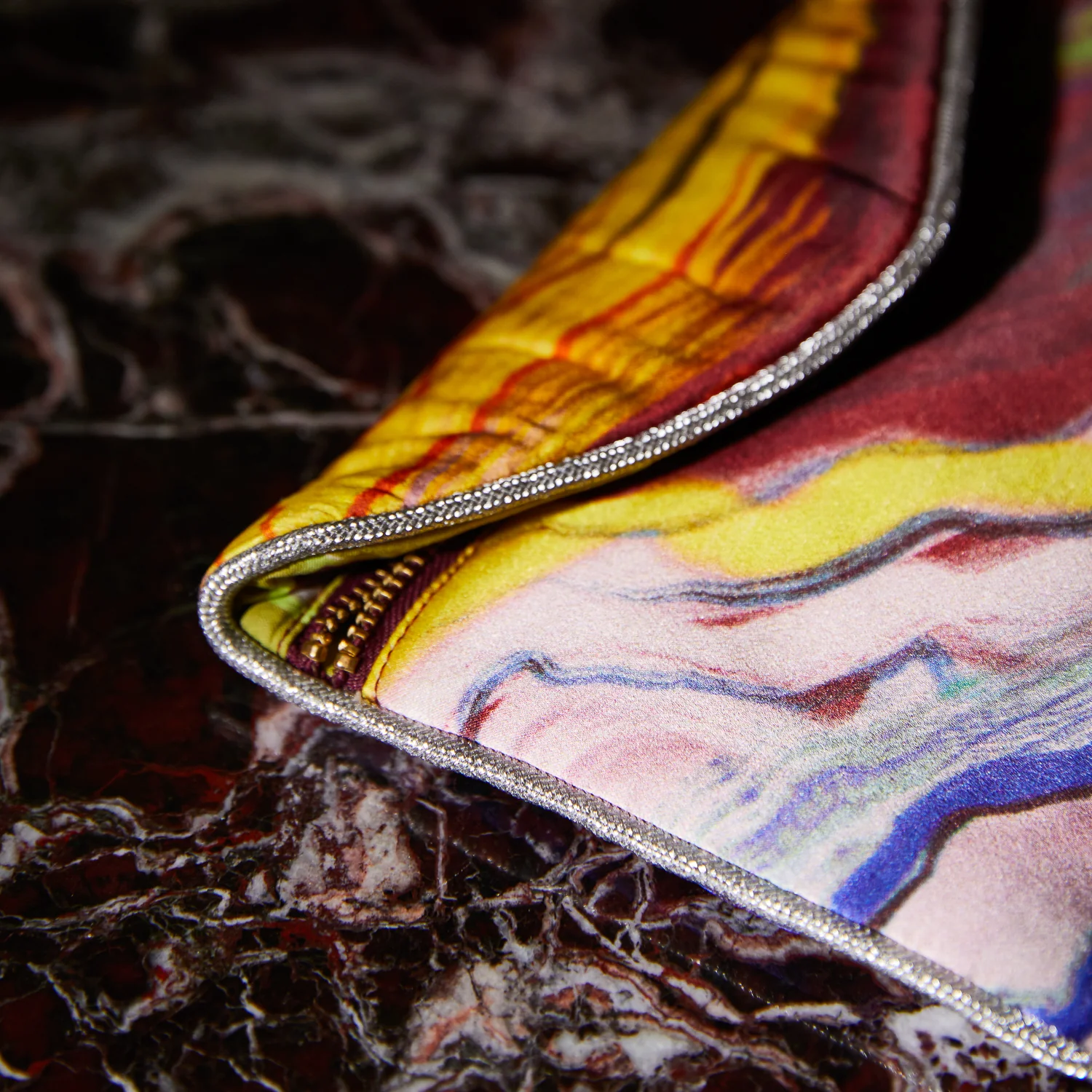 Zoi Silk Pouch - Ultramarine - Image 4