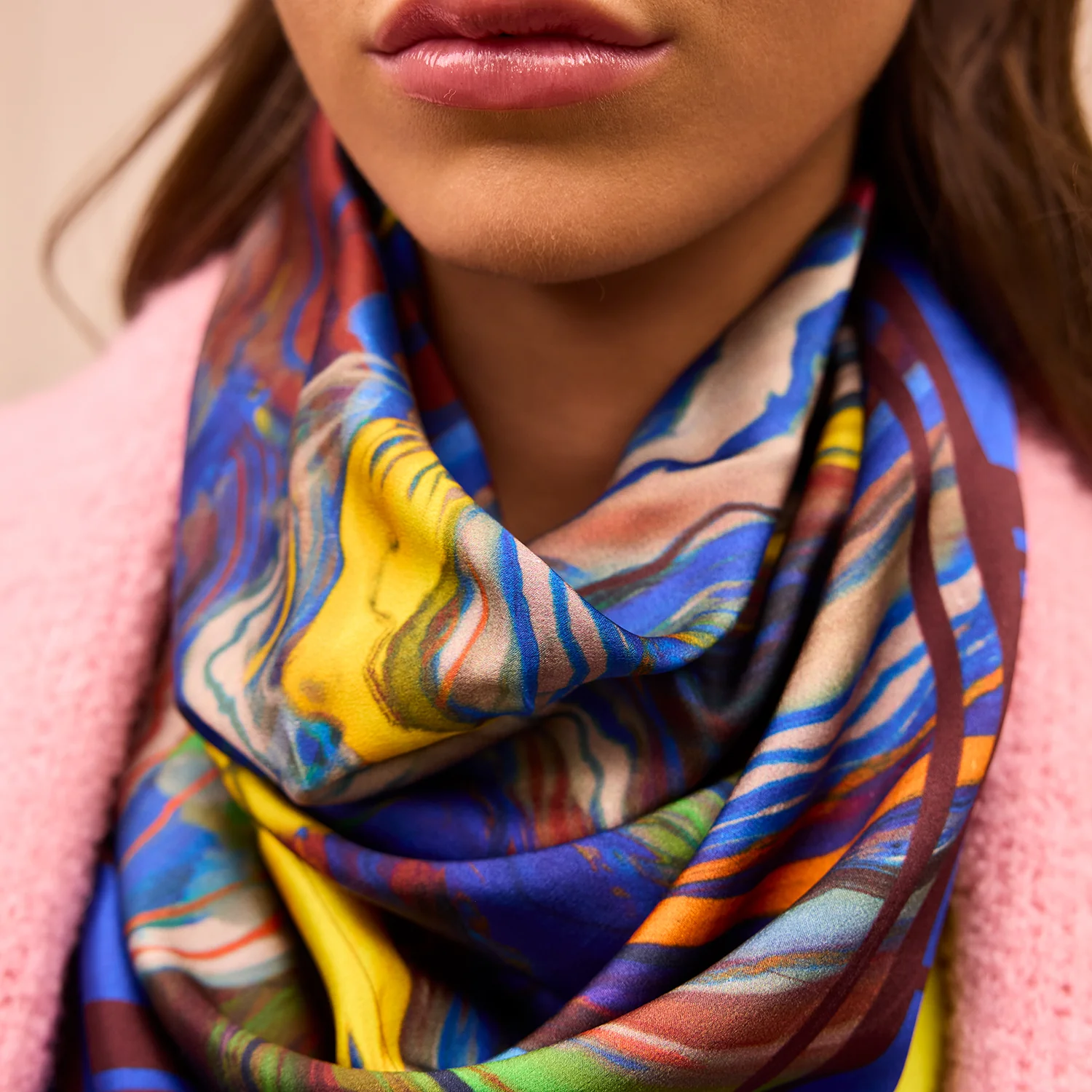 Zoi Silk Scarf - Image 5