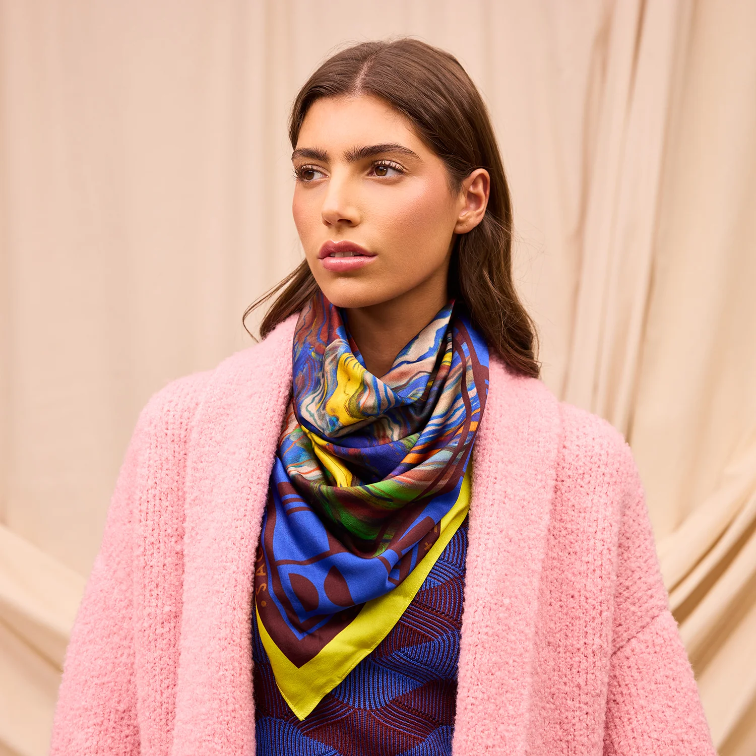 Zoi Silk Scarf - Image 6