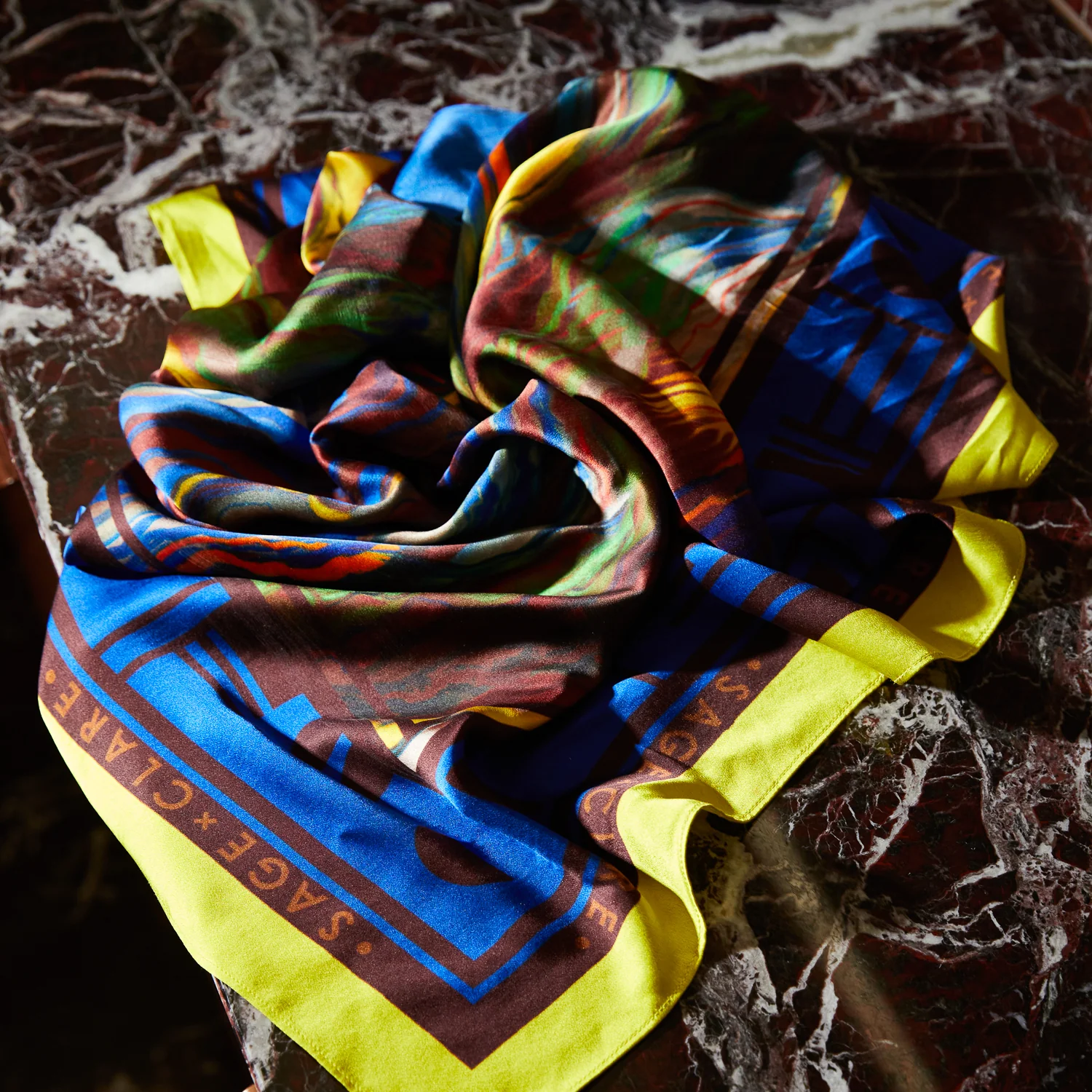 Zoi Silk Scarf - Image 7
