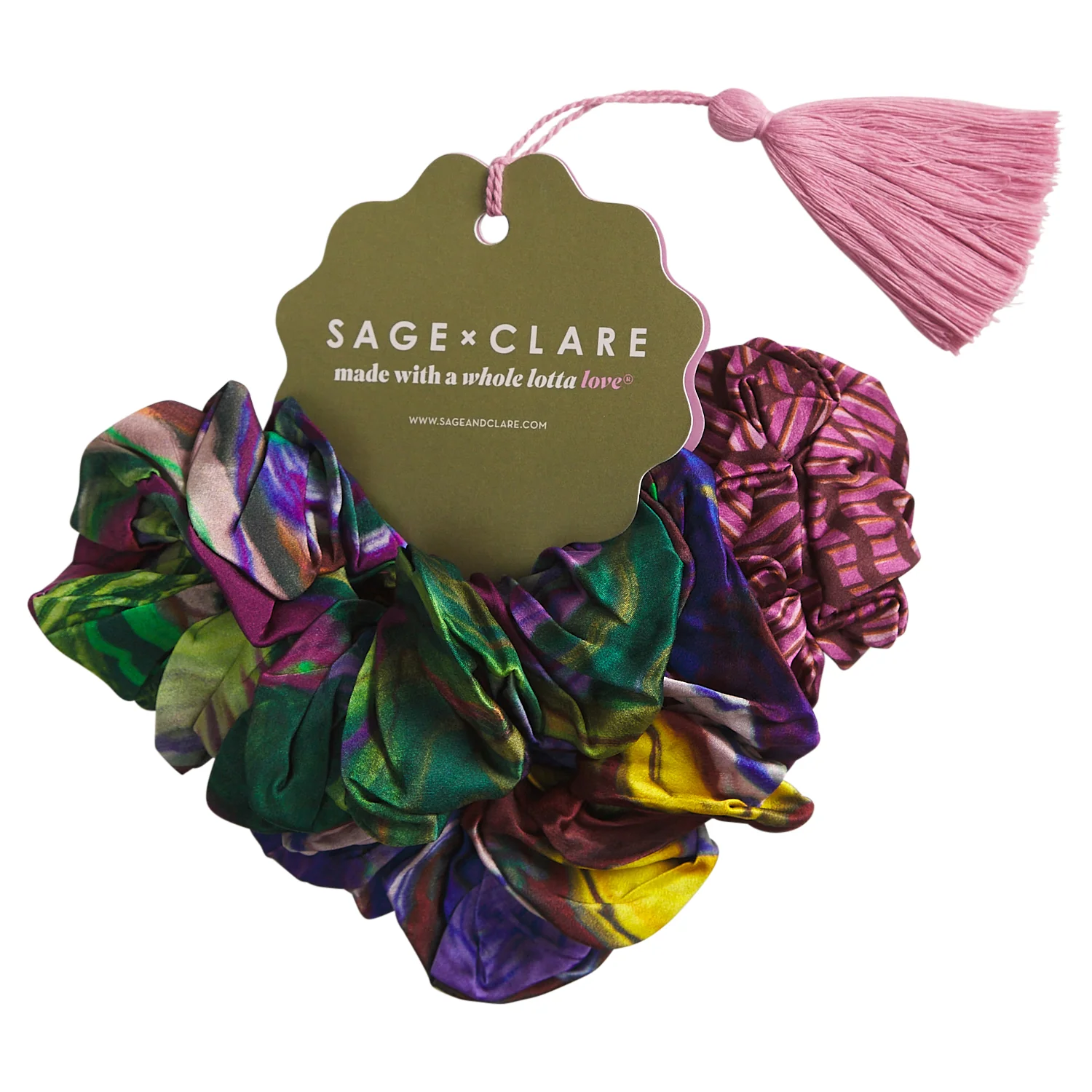 Zoi Silk Scrunchie Set - Image 4